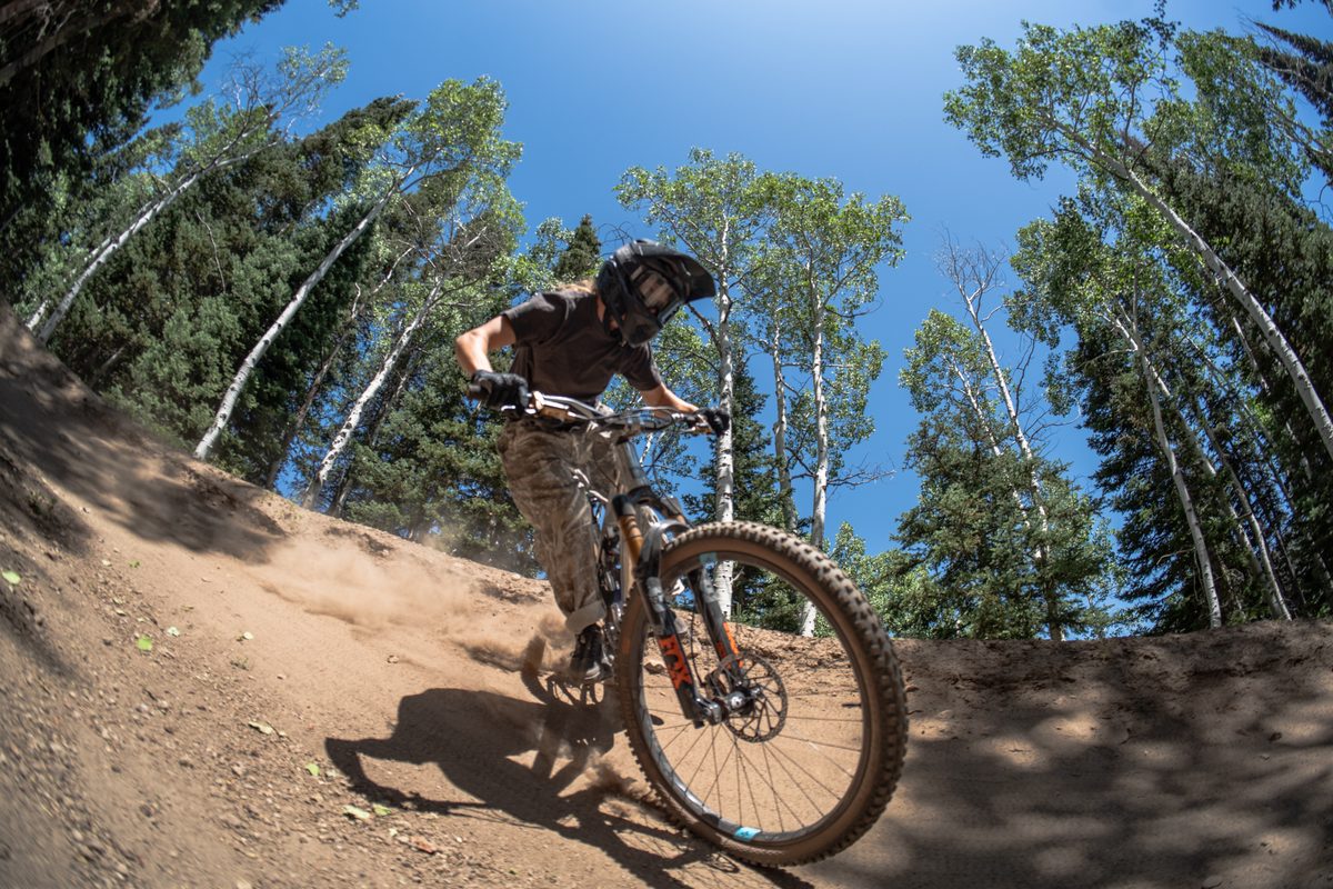 Mountain biking