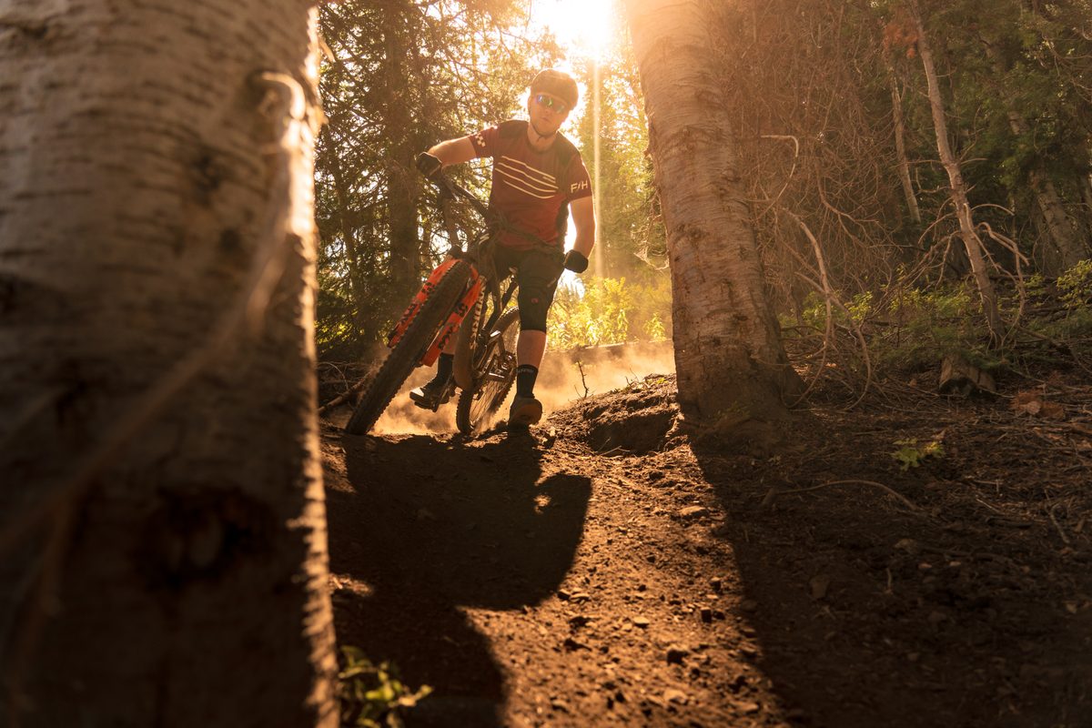 Mountain biking