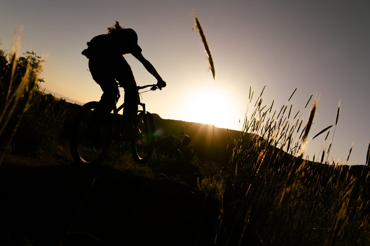 Mountain biking