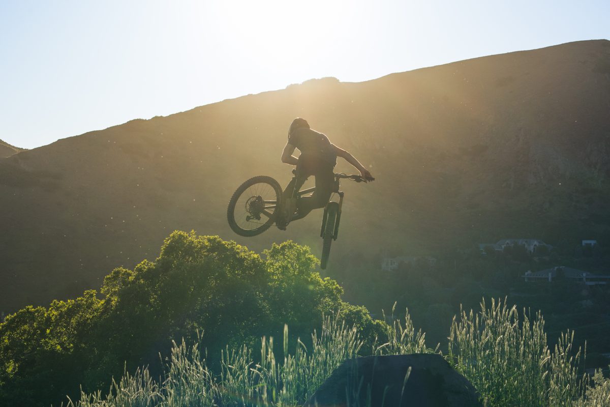 Mountain biking