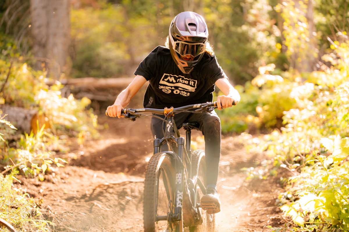 Mountain biking