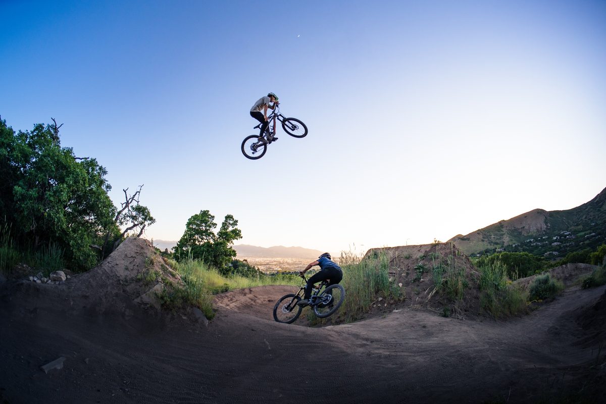 Mountain biking